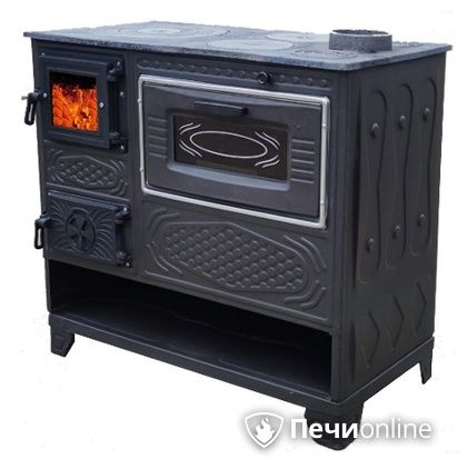 Отопительно-варочная печь МастерПечь ПВ-05С с духовым шкафом, 8.5 кВт в Саратове
